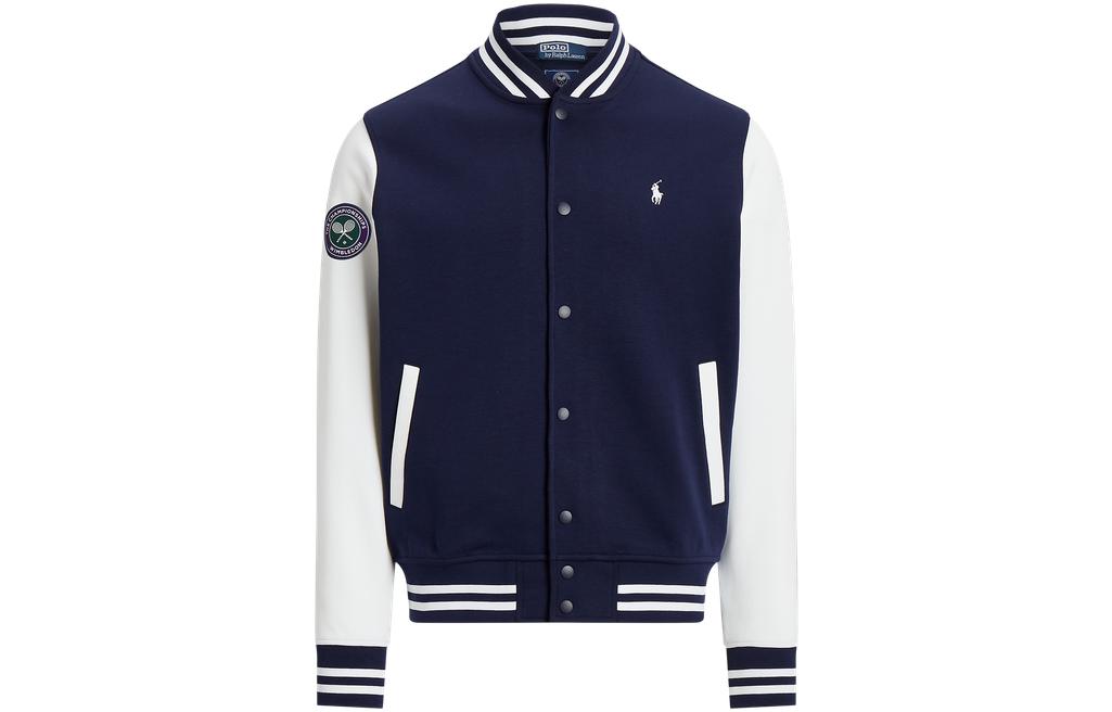 Ralph Lauren SS23 Navy Blue Logo Pony Embroidered Casual Jacket MNPOOTW16021117-410