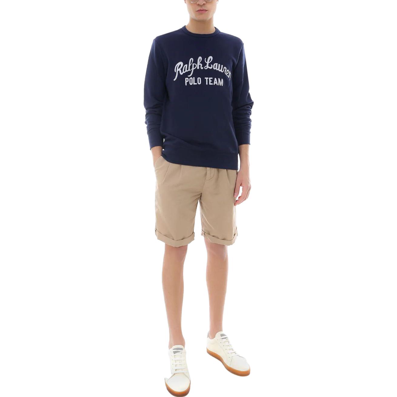 Ralph Lauren SS23 Navy Blue Sweatshirt with Embroidered Logo 710841385-002 圖 3