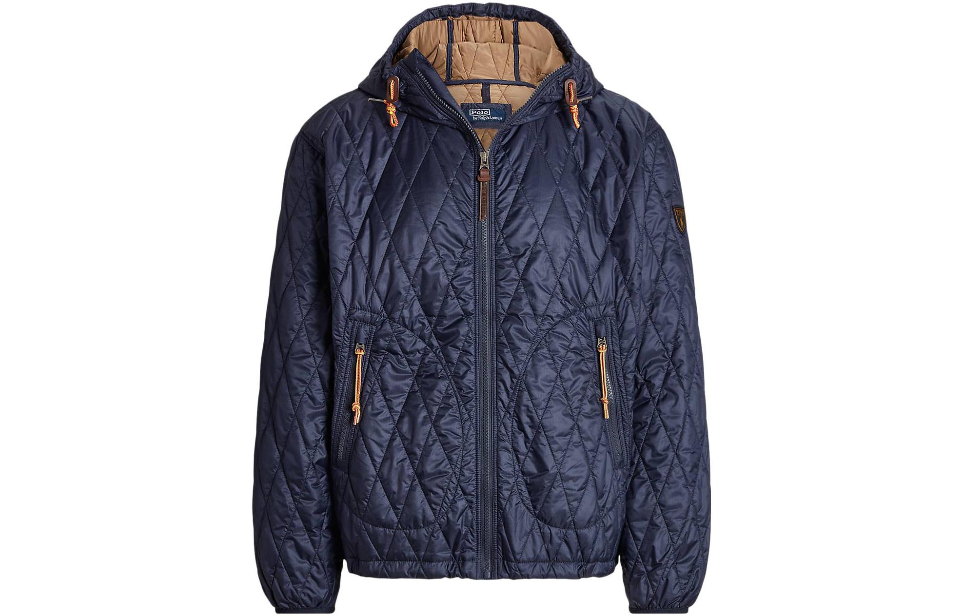 Ralph Lauren SS23 Navy Solid Logo Hoodie Zip-Up Jacket MNPOOTW16021011-410