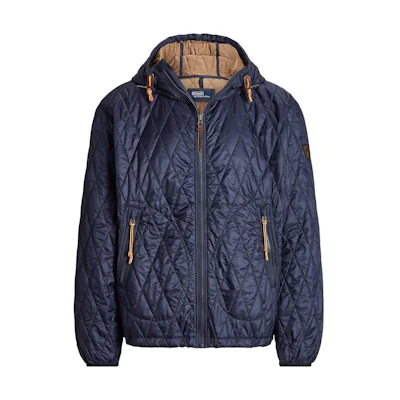 Ralph Lauren SS23 Navy Solid Logo Hoodie Zip-Up Jacket MNPOOTW16021011-410