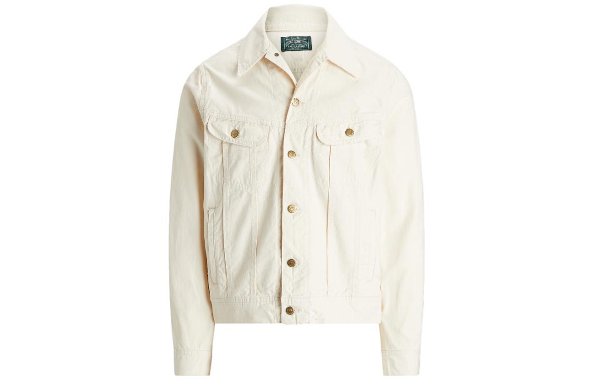 Ralph Lauren SS23 Off-White Single-Breasted Long-Sleeve Jacket MNPOOTW16021124-100