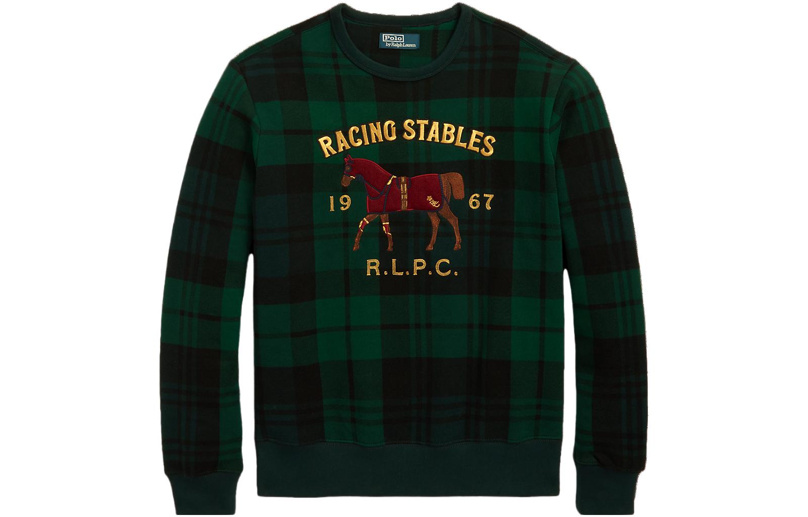 Ralph Lauren SS23 Plaid Wool Sweater Sweatshirt Men Multicolor MNPOKNI16822285-999