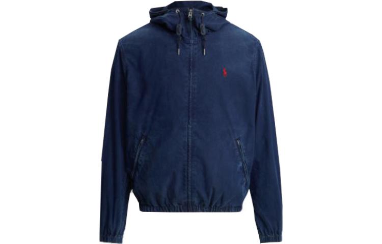 Ralph Lauren SS23 Pony Embroidered Zip Jacket Deep Navy MNPOOTW16020758-400