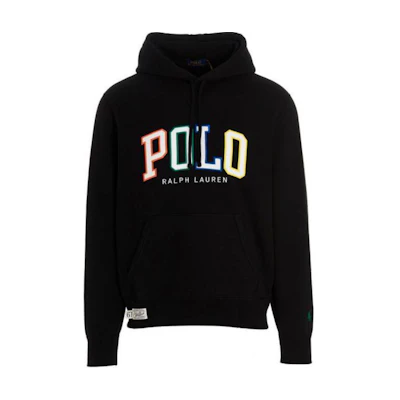 Ralph Lauren SS23 Pullover Sweatshirt with Logo Print - Black 710890190-001