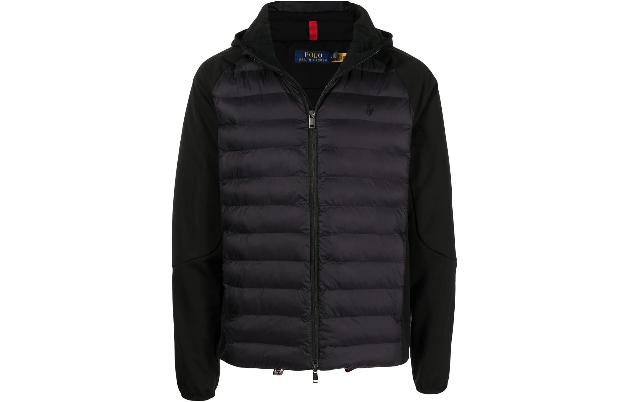 Ralph Lauren SS23 Quilted Patchwork Zip Hoodie Jacket 710847115-001