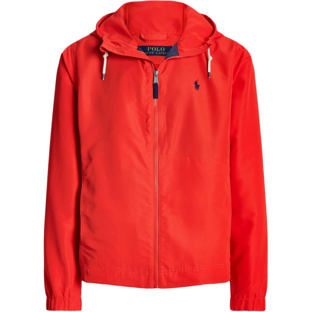 Ralph Lauren SS23 Red Logo Embroidered Hooded Jacket 710888070-005