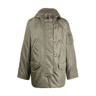 Ralph Lauren SS23 Solid Color Hooded Long-Sleeve Jacket Men’s Olive Green 710888124-001
