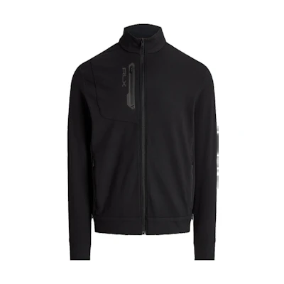 Ralph Lauren SS23 Solid Color Zip-Up Jacket Black MNRXKNI16820029-001