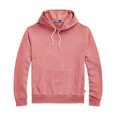 Ralph Lauren SS23 Solid Drawstring Hoodie Pink MNPOKNI16822230-650