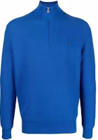 Ralph Lauren SS23 Solid High-Neck Quarter-Zip Pullover - Blue 710888900-016 Ralph Lauren SS23 Solid High-Neck Quarter-Zip Pullover - Blue 710888900-016