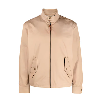 Ralph Lauren SS23 Solid High-Neck Zip Jacket - Khaki Brown 710869062-003
