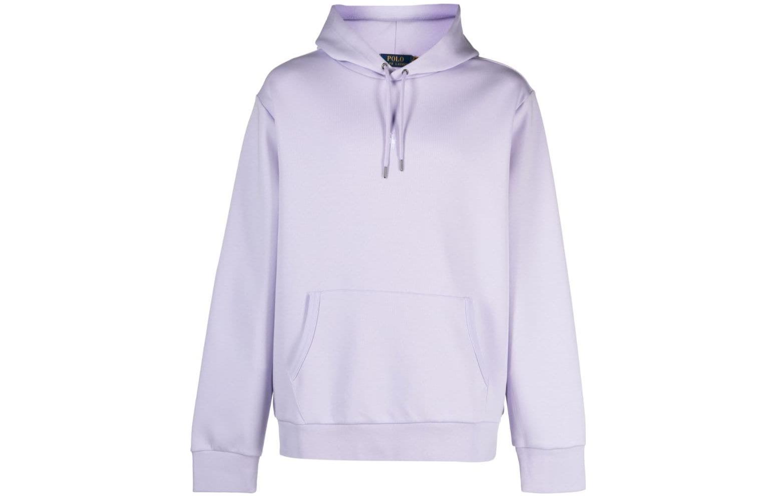 Ralph Lauren SS23 Solid Logo Embroidered Hoodie Purple - Pullover 710881506-020