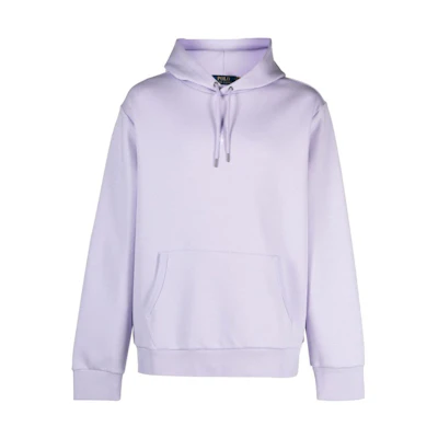 Ralph Lauren SS23 Solid Logo Embroidered Hoodie Purple - Pullover 710881506-020