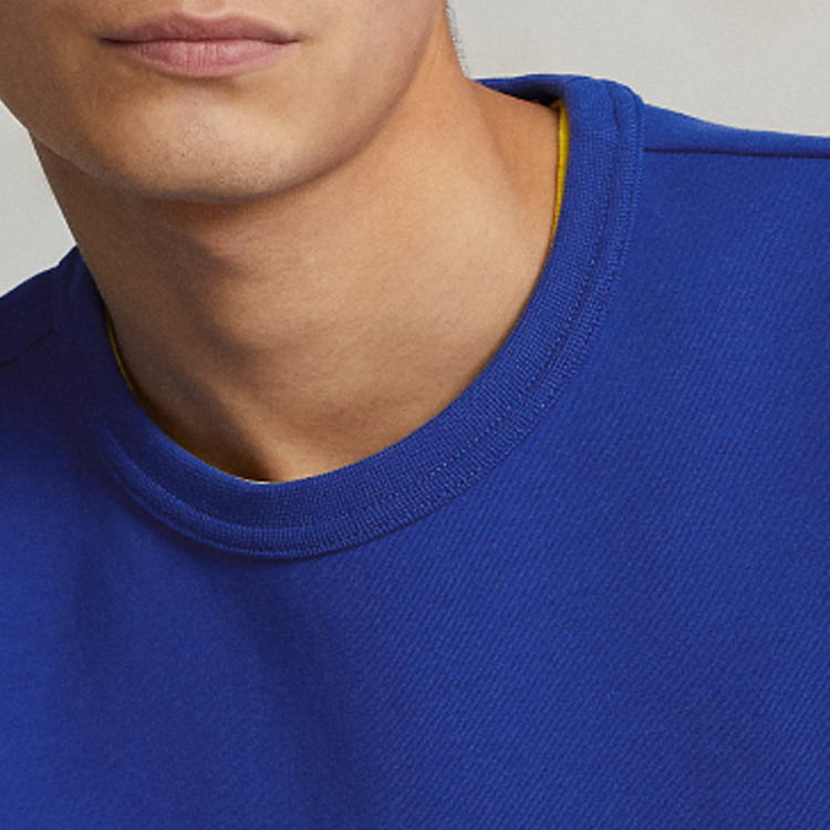 Ralph Lauren SS23 Solid Logo Embroidered Knit Sweatshirt Blue MNPOKNI16822693-400 圖 6