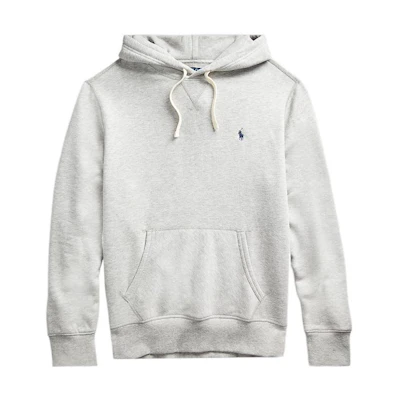 Ralph Lauren SS23 Solid Logo Embroidered Pullover Sweatshirt Men Light Gray MNPOKNI16820270-020