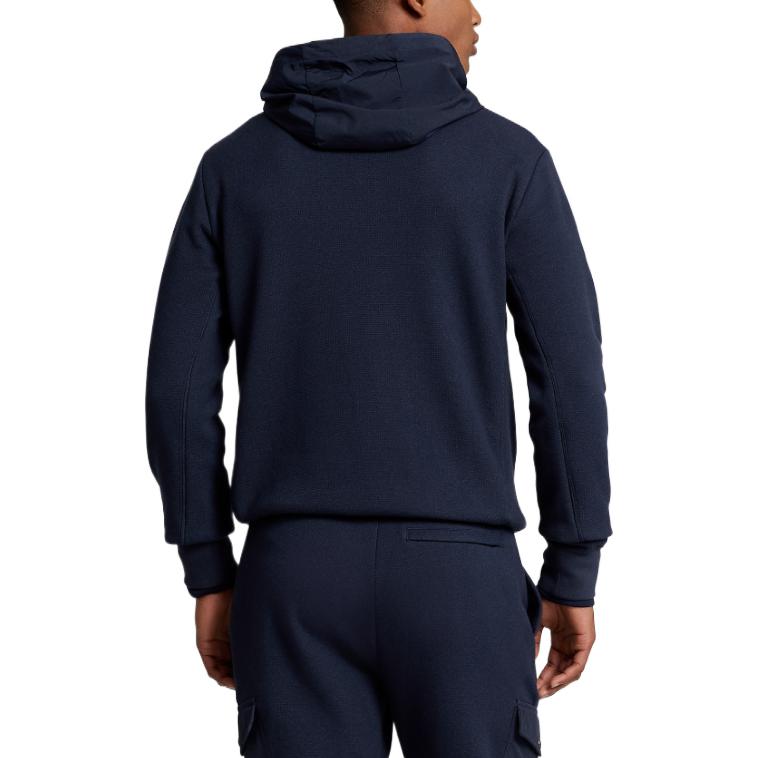 Ralph Lauren SS23 Solid Logo Embroidered Quarter-Zip Hoodie Navy Blue Men MNPOKNI16822598-410 圖 5