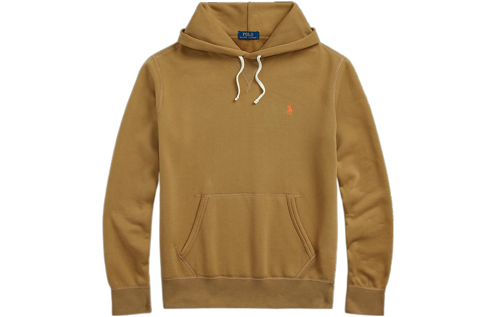 Ralph Lauren SS23 Solid Logo Fleece Sweatshirt Brown MNPOKNI16822697-250