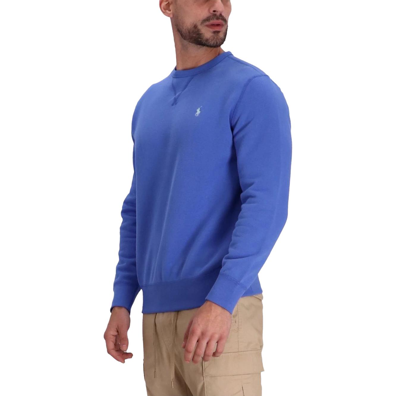 Ralph Lauren SS23 Solid Logo Print Crewneck Sweatshirt Navy Blue 710766772-043 圖 5