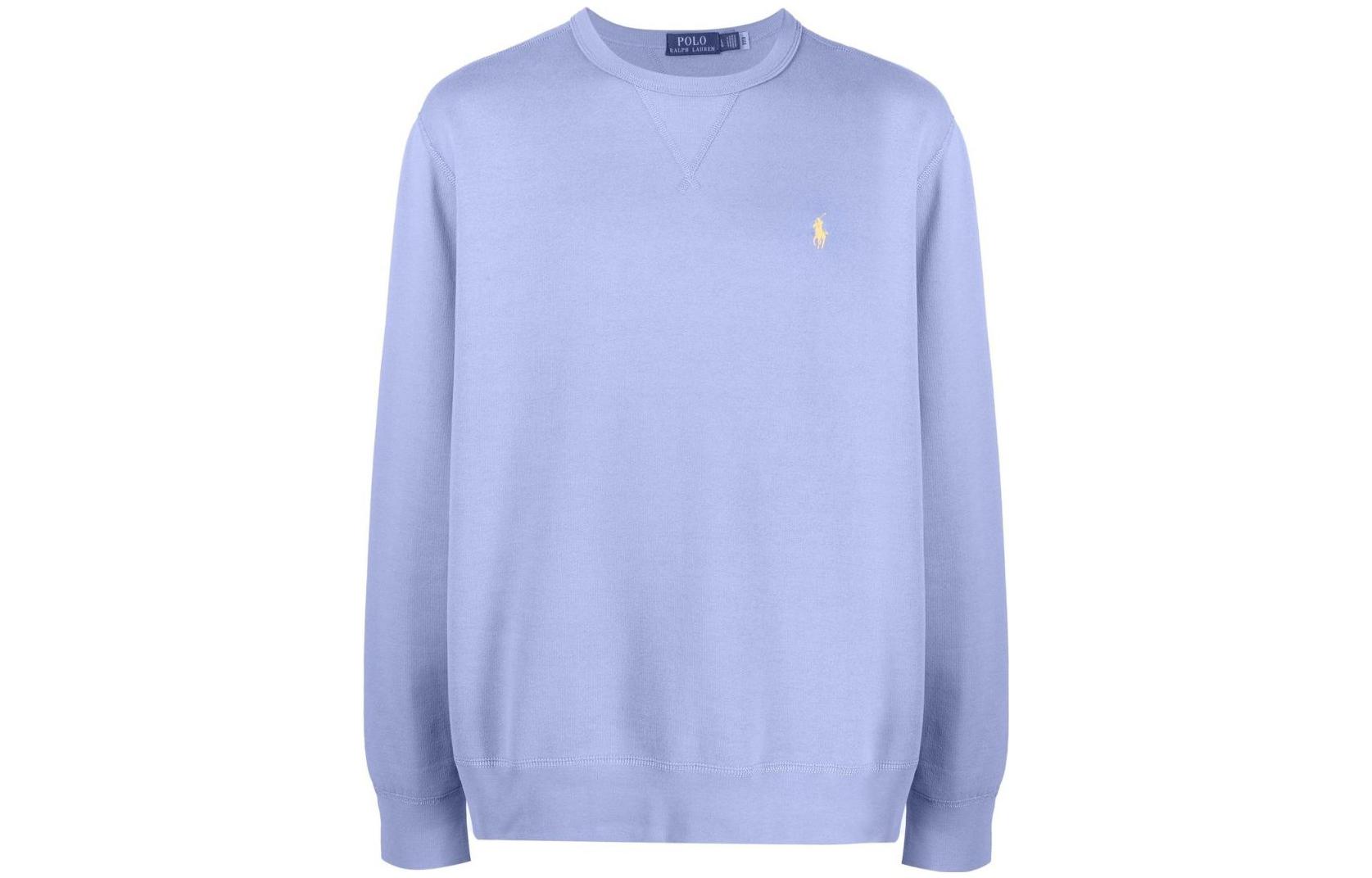 Ralph Lauren SS23 Solid Logo Print Pullover Sweatshirt Mens 710766772-048