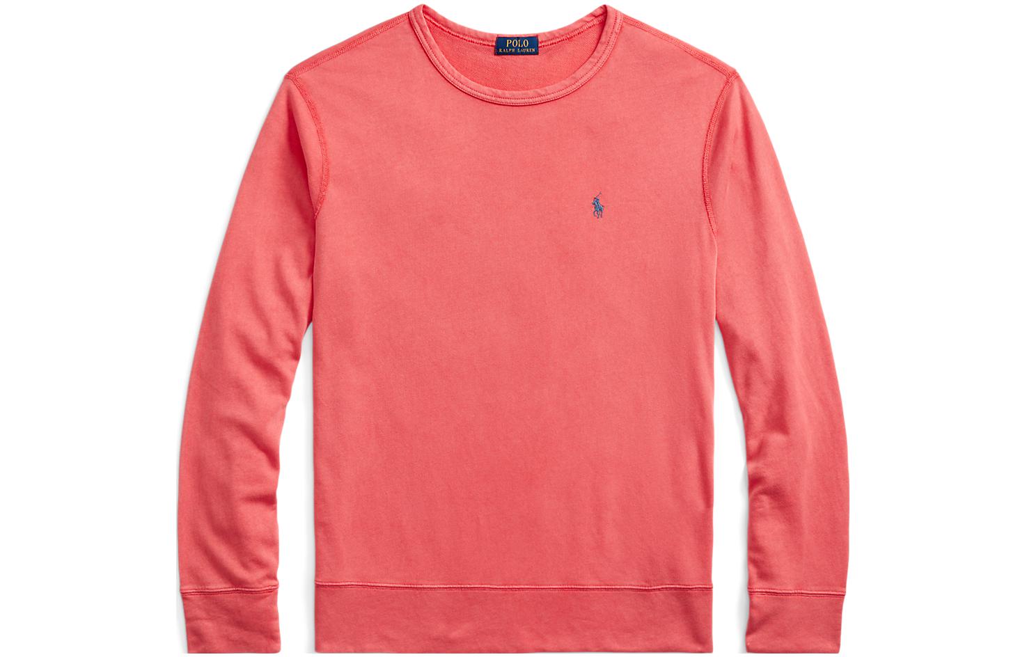 Ralph Lauren SS23 Solid Logo Sweatshirt Watermelon Red MNPOKNI16822897-600