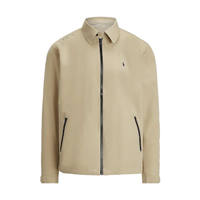 Ralph Lauren SS23 Solid Logo Zip Pocket Jacket Khaki MNXGOTW16020058-250