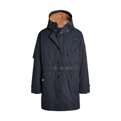 Ralph Lauren SS23 Solid Mid-Length Hooded Jacket Blue - MNPOOTW12820061-400