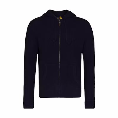 Ralph Lauren SS23 Solid Navy Blue Casual Zip-Up Sweatshirt 710834496-001