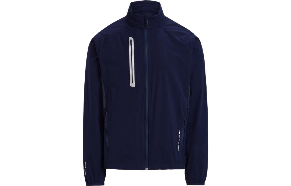 Ralph Lauren SS23 Solid Navy Blue Zip-Up Hooded Jacket for Men MNXGOTW16020039-410