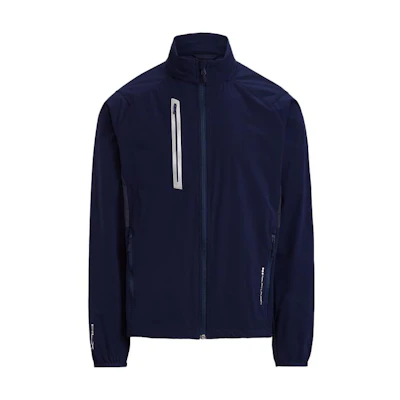 Ralph Lauren SS23 Solid Navy Blue Zip-Up Hooded Jacket for Men MNXGOTW16020039-410