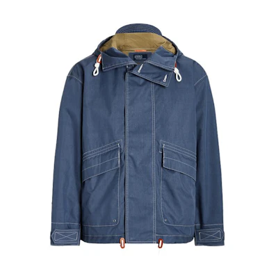 Ralph Lauren SS23 Solid Pocket Hoodie Jacket Men’s Blue MNPOOTW16021074-400