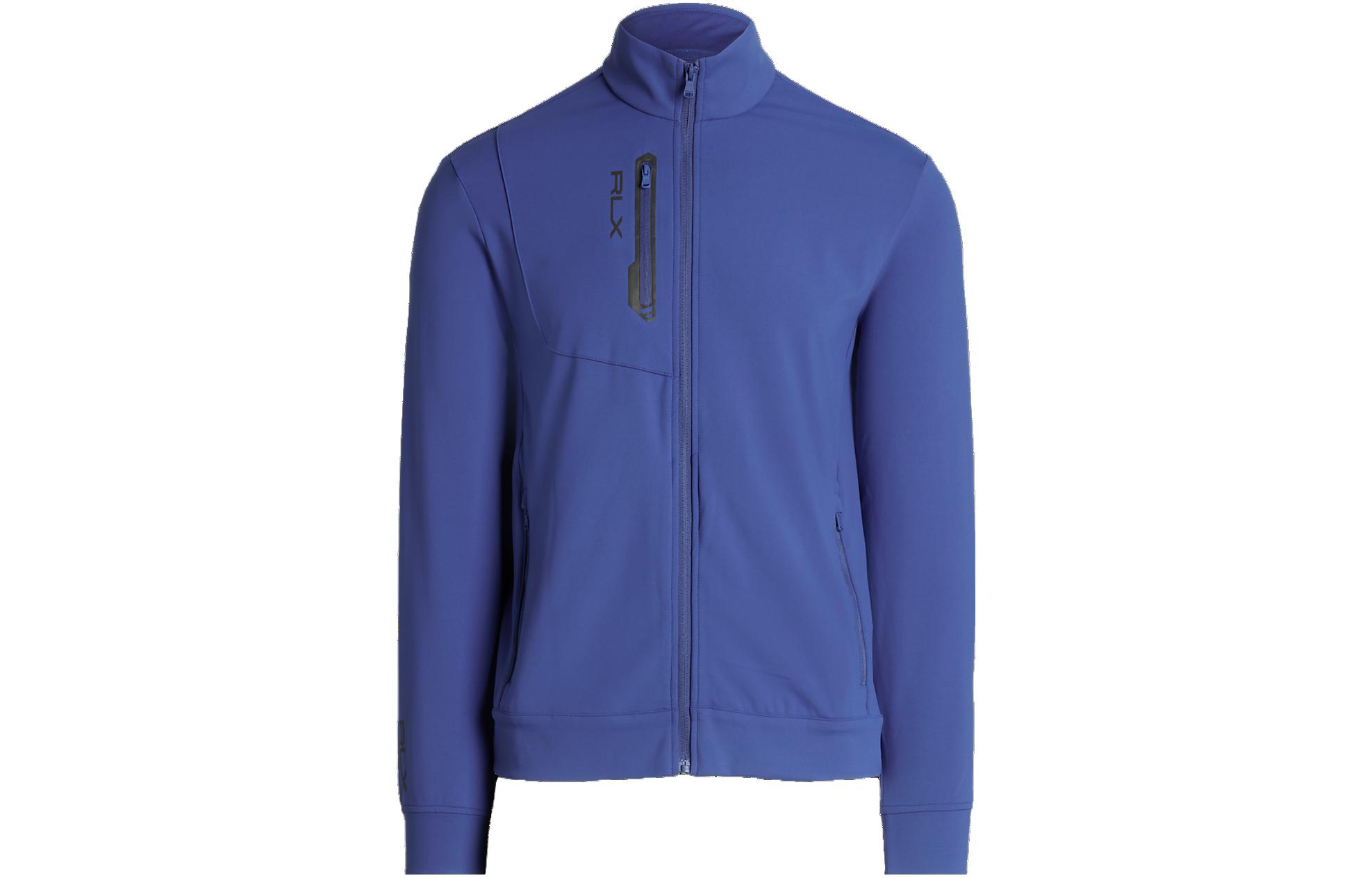 Ralph Lauren SS23 Solid Zip-Up Jacket in Blue MNRXKNI16820027-401