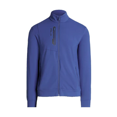 Ralph Lauren SS23 Solid Zip-Up Jacket in Blue MNRXKNI16820027-401
