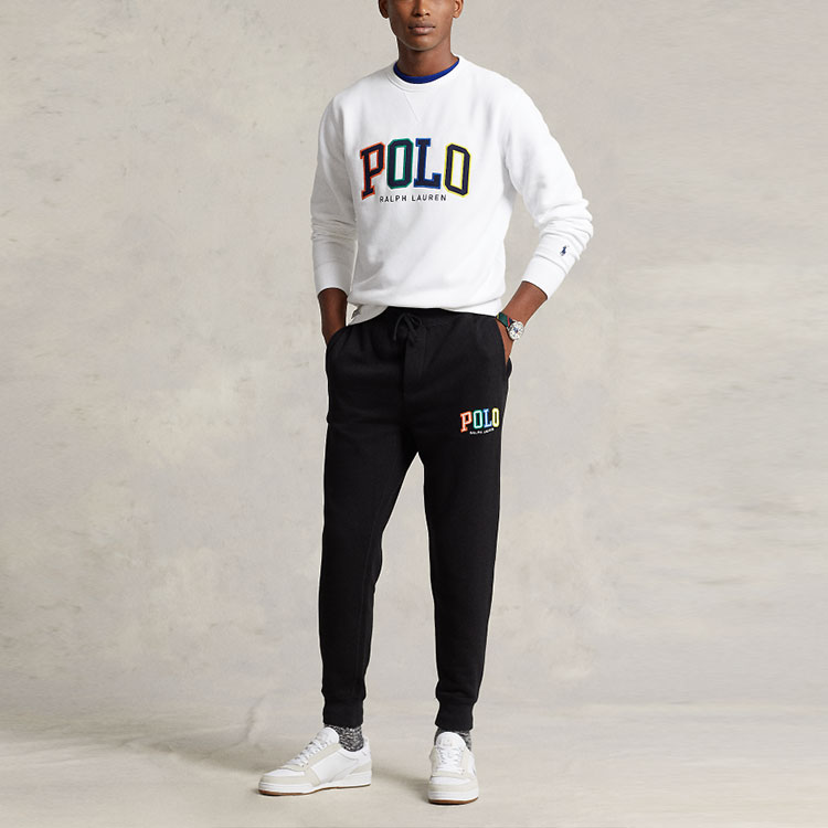 Ralph Lauren SS23 White Crewneck Sweatshirt with Embroidered Logo MNPOKNI16822700-100 圖 3
