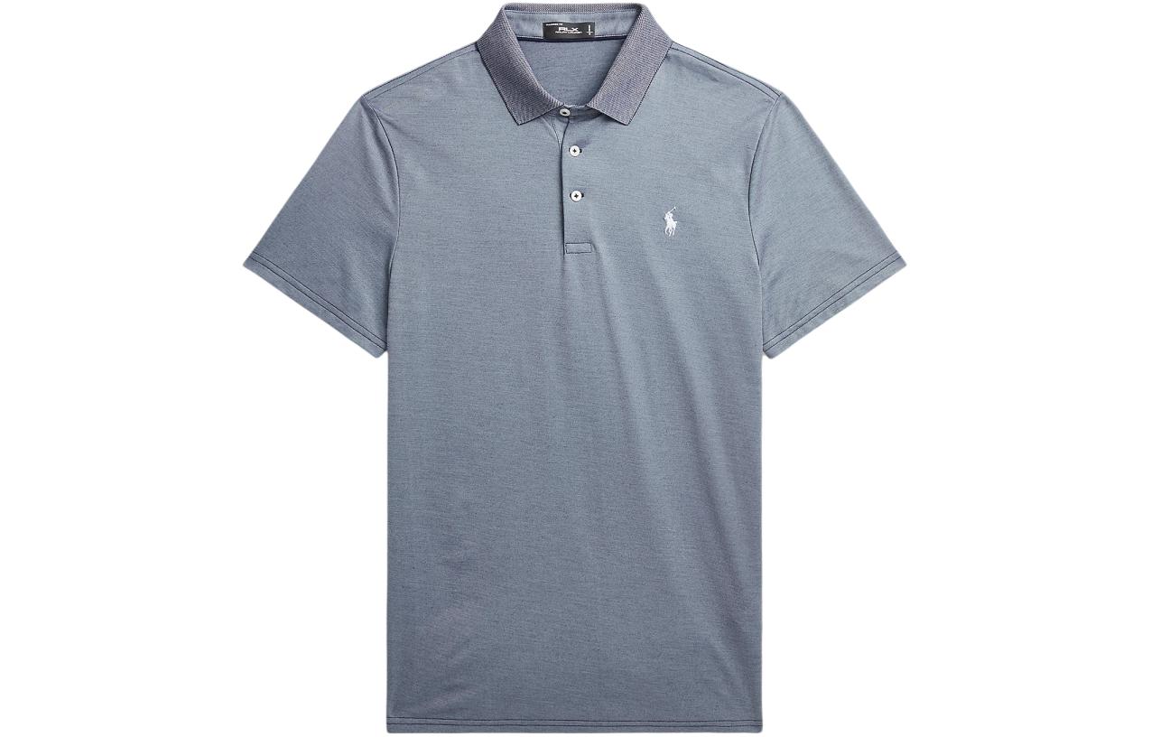 Ralph Lauren SS24  Solid Color Logo Embroidered Polo Shirt in Deep Navy. MNXGKNI1N820491-410