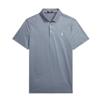 Ralph Lauren SS24 Solid Color Logo Embroidered Polo Shirt in Deep Navy. MNXGKNI1N820491-410