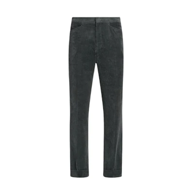 Ralph Lauren SS24 Solid Color Mid-Rise Straight-Leg Casual Pants Green MNPLPNT24G20048-300