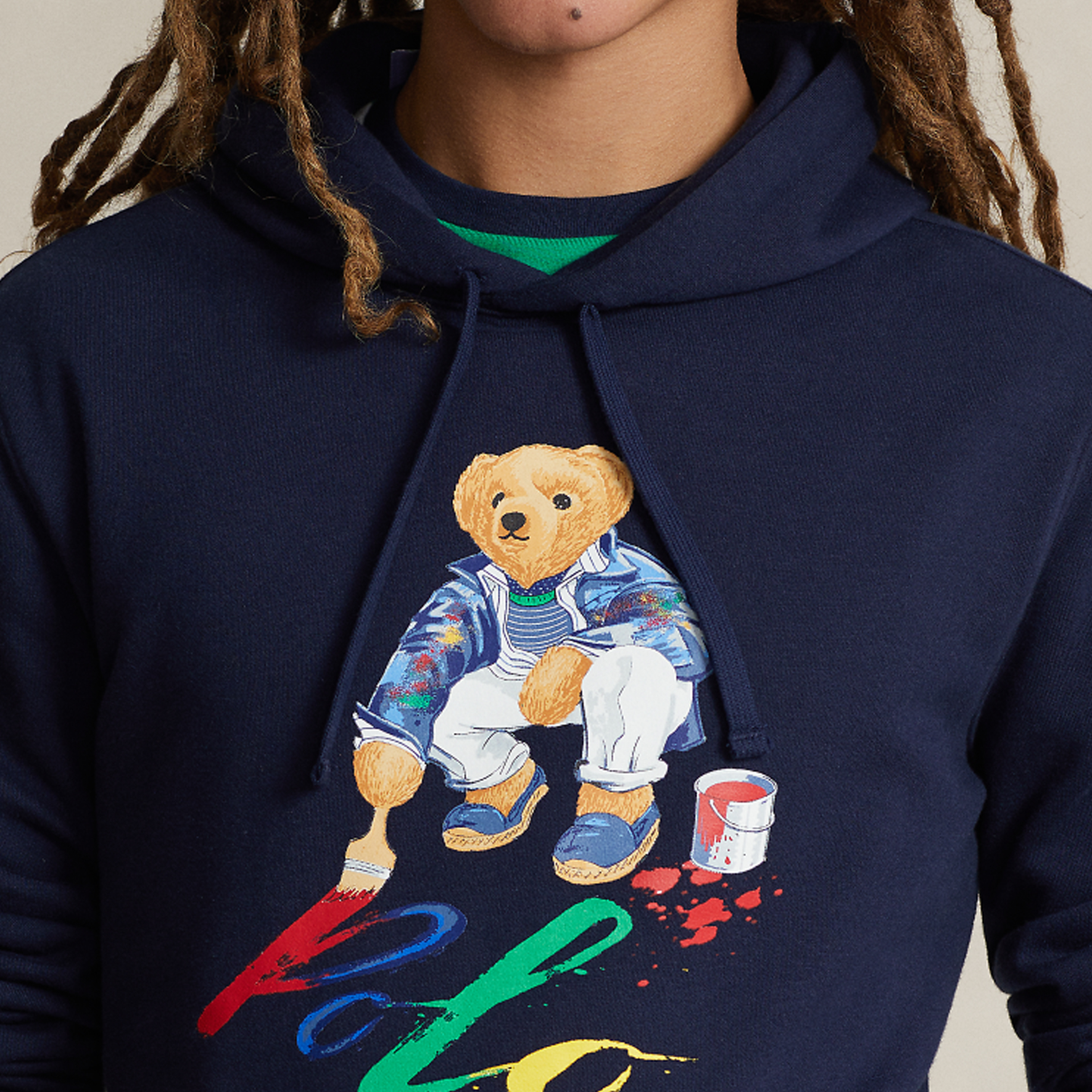 Ralph Lauren SS24 Bear Logo Hoodie Nautical Blue MNPOKNI16823449-410 圖 6