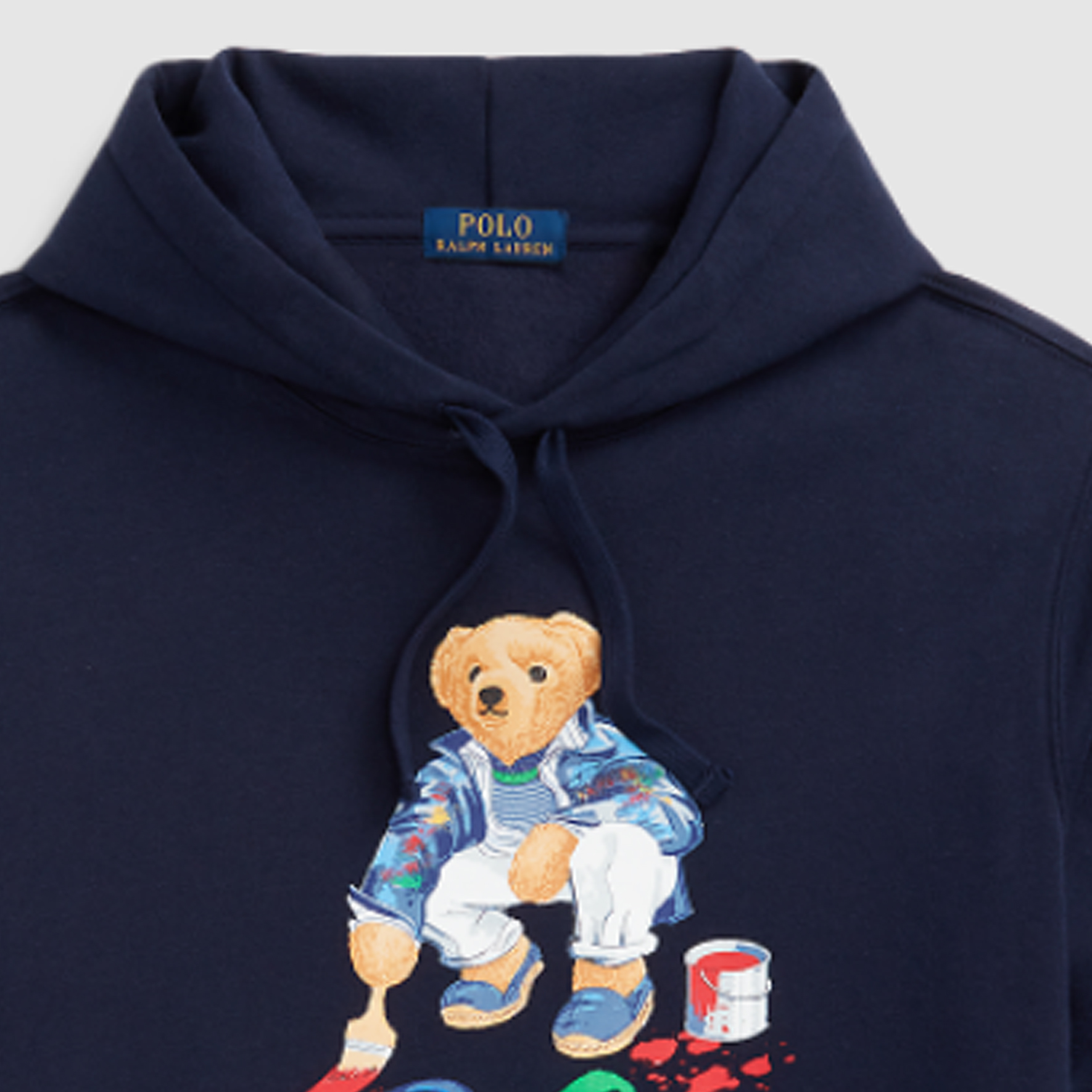 Ralph Lauren SS24 Bear Logo Hoodie Nautical Blue MNPOKNI16823449-410 圖 7