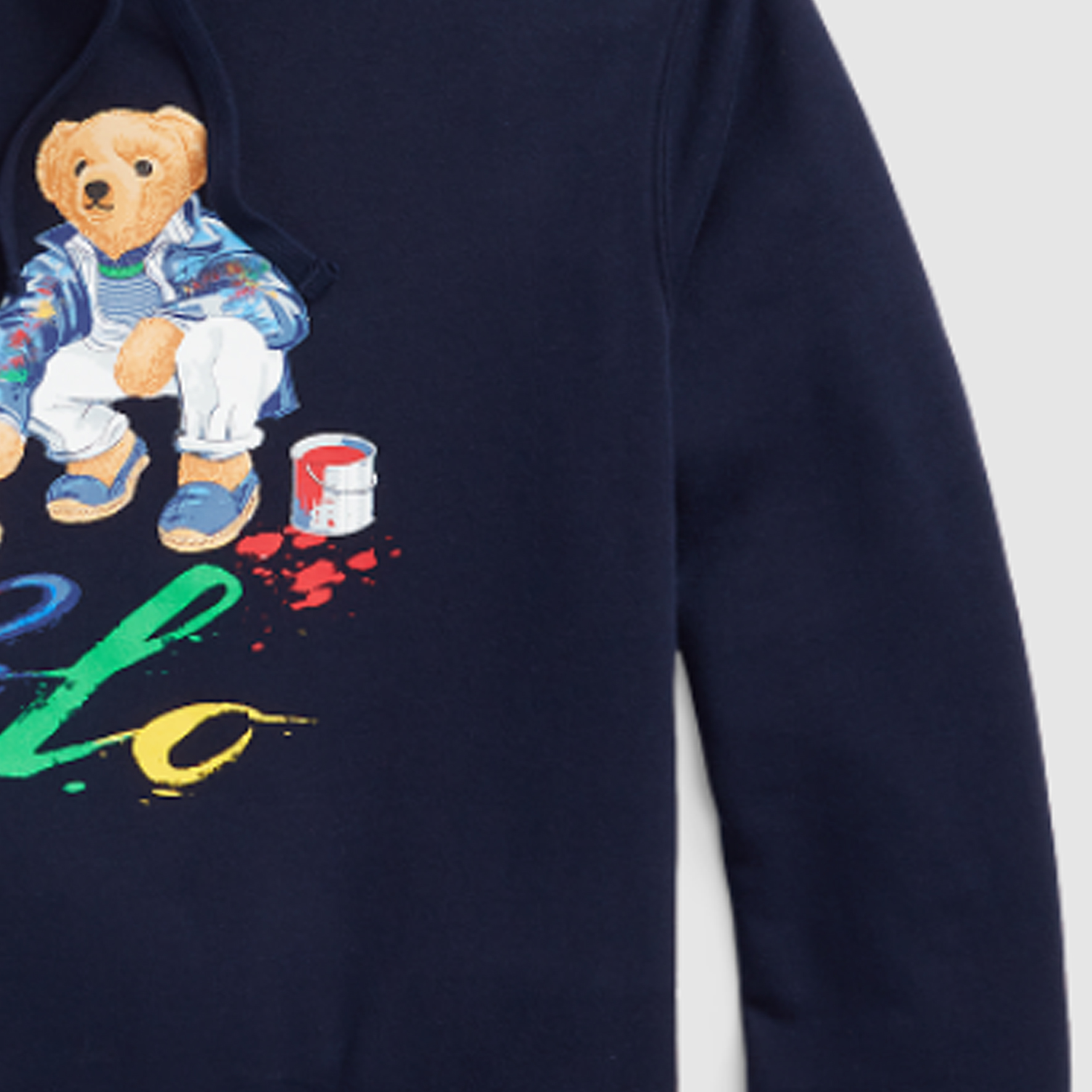 Ralph Lauren SS24 Bear Logo Hoodie Nautical Blue MNPOKNI16823449-410 圖 8