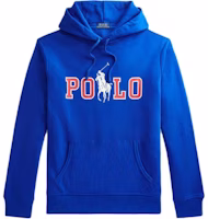 Ralph Lauren SS24 Big Pony Logo Hoodie Unisex Blue MNPOKNI16821963-401