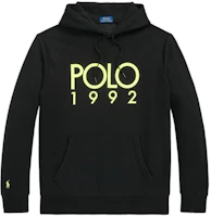 Ralph Lauren SS24 Black Hoodie with Letter Logo Print MNPOKNI16823432-001 Ralph Lauren SS24 Black Hoodie with Letter Logo Print MNPOKNI16823432-001