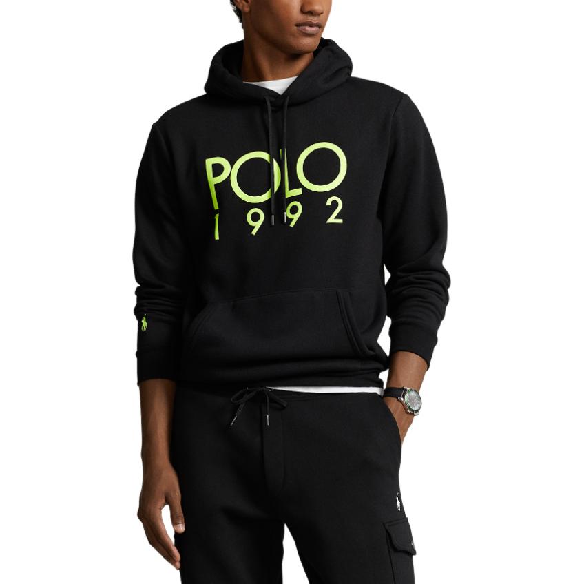 Purchase Ralph Lauren SS24 黑色連帽衫 字母印花設計 MNPOKNI16823432-001