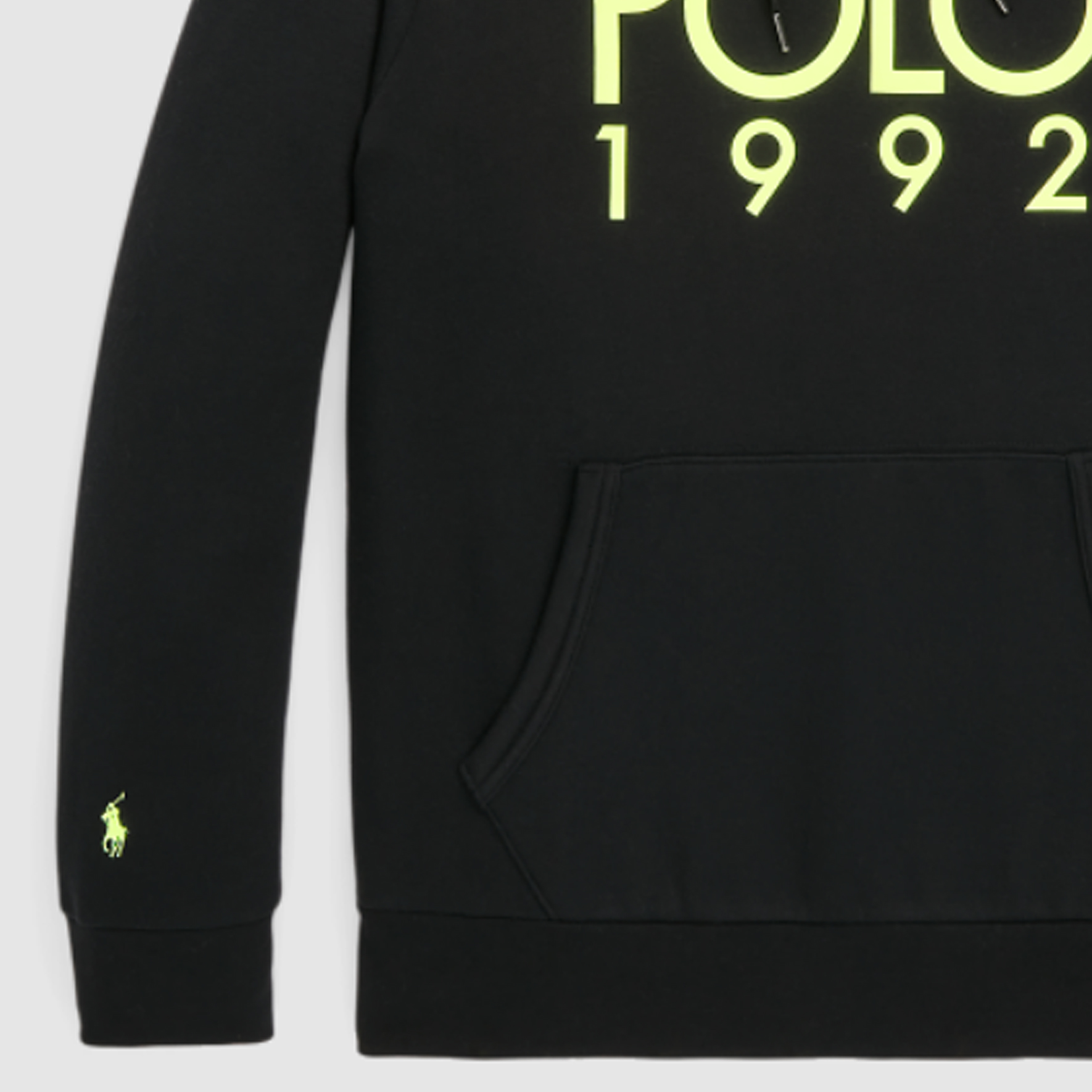 Cheap Ralph Lauren SS24 黑色連帽衫 字母印花設計 MNPOKNI16823432-001