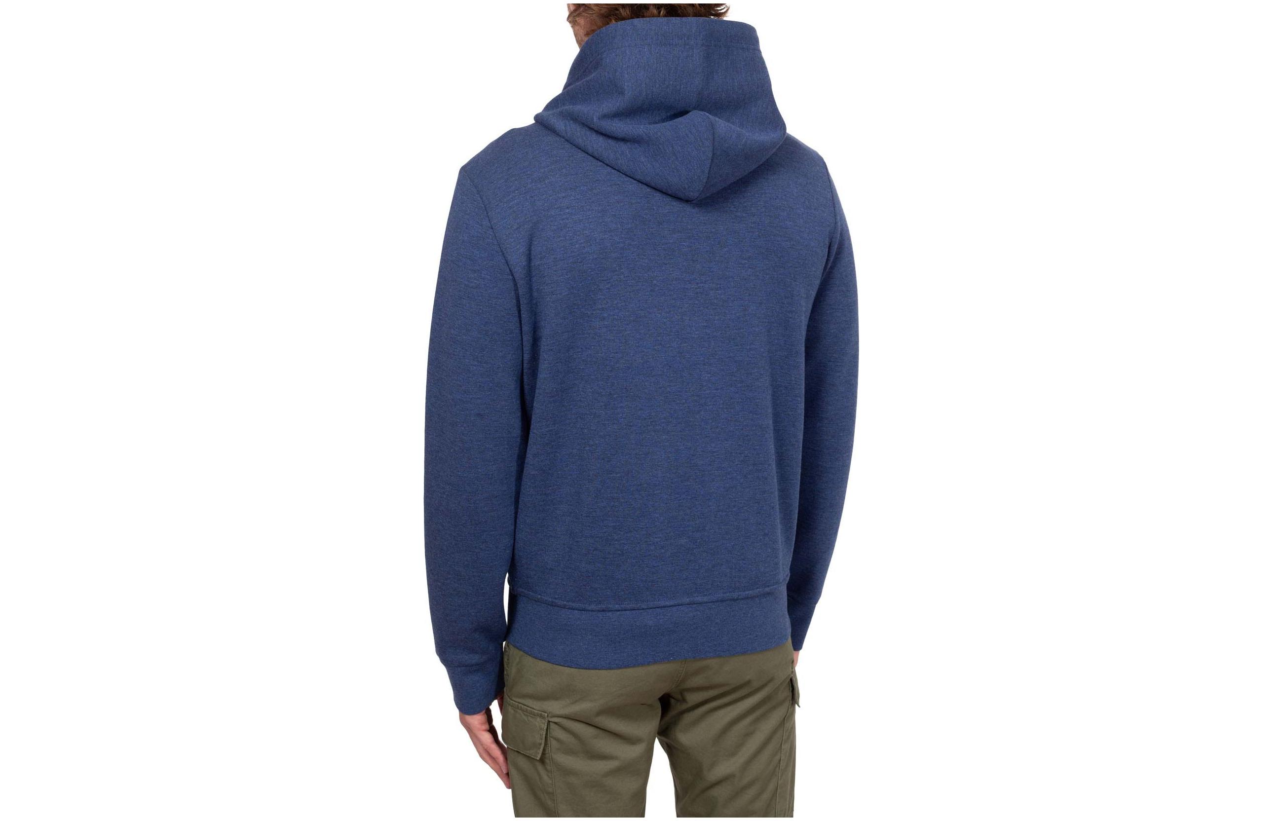 Ralph Lauren SS24 Blue Hoodie with Pony Embroidery and Full Zip 710652313-047 圖 3