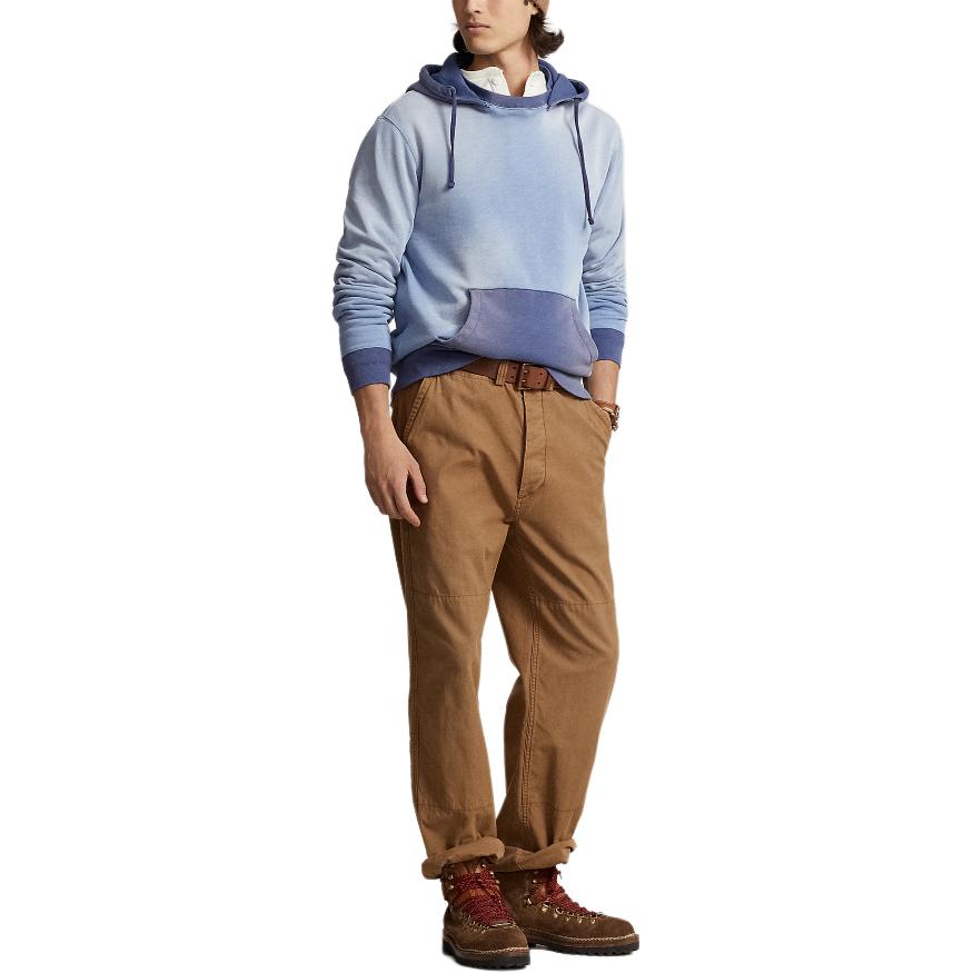 Ralph Lauren SS24 Colorblock Logo Hoodie Academy Blue MNPOKNI16823388-400 圖 5