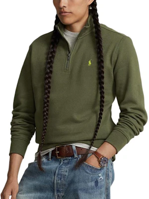 Ralph Lauren SS24 Baju Sweatshirt Leher Separuh Sulam Logo Hijau MNPOKNI16823467-300 Shop Ralph Lauren SS24 Baju Sweatshirt Leher Separuh Sulam Logo Hijau MNPOKNI16823467-300