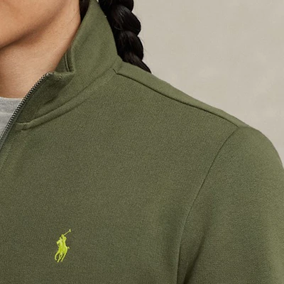 Ralph Lauren SS24 Baju Sweatshirt Leher Separuh Sulam Logo Hijau MNPOKNI16823467-300 Sizing Ralph Lauren SS24 Baju Sweatshirt Leher Separuh Sulam Logo Hijau MNPOKNI16823467-300