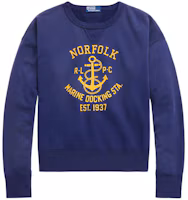 Ralph Lauren SS24 Letter-Print Crewneck Long Sleeve Sweatshirt Men Deep Cobalt Blue MNPOKNI16823538-400 Ralph Lauren SS24 Letter-Print Crewneck Long Sleeve Sweatshirt Men Deep Cobalt Blue MNPOKNI16823538-400
