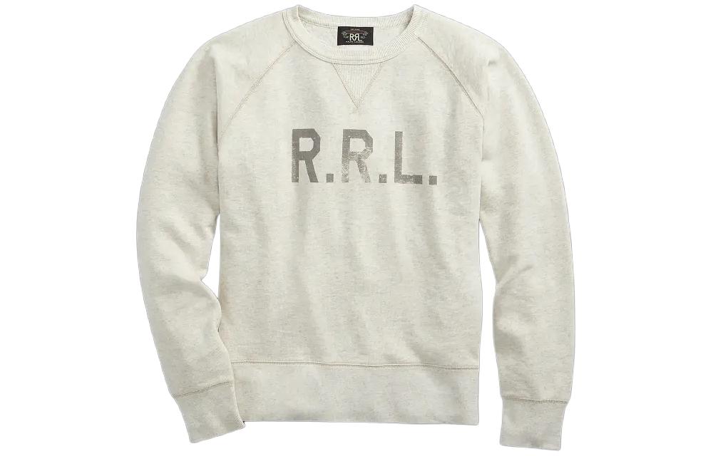 Ralph Lauren SS24 Logo Fleece Sweatshirt Beige Crewneck Long Sleeve MNRRKNI16820-134