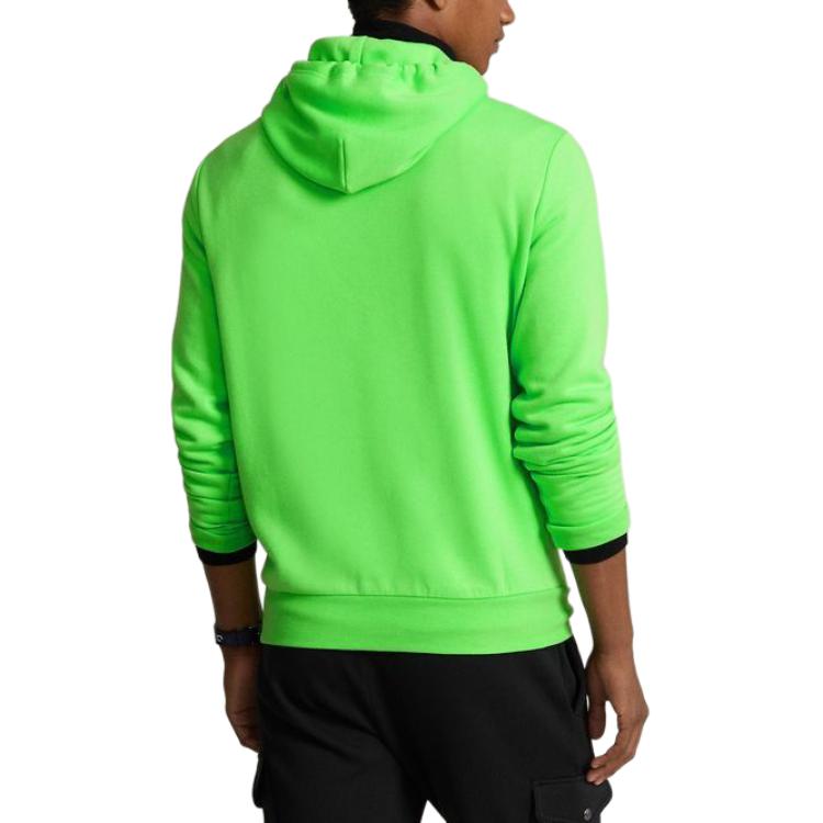 Purchase 拉夫羅倫 SS24 標誌印花連帽衫 明亮黃綠色 MNPOKNI16823425-330